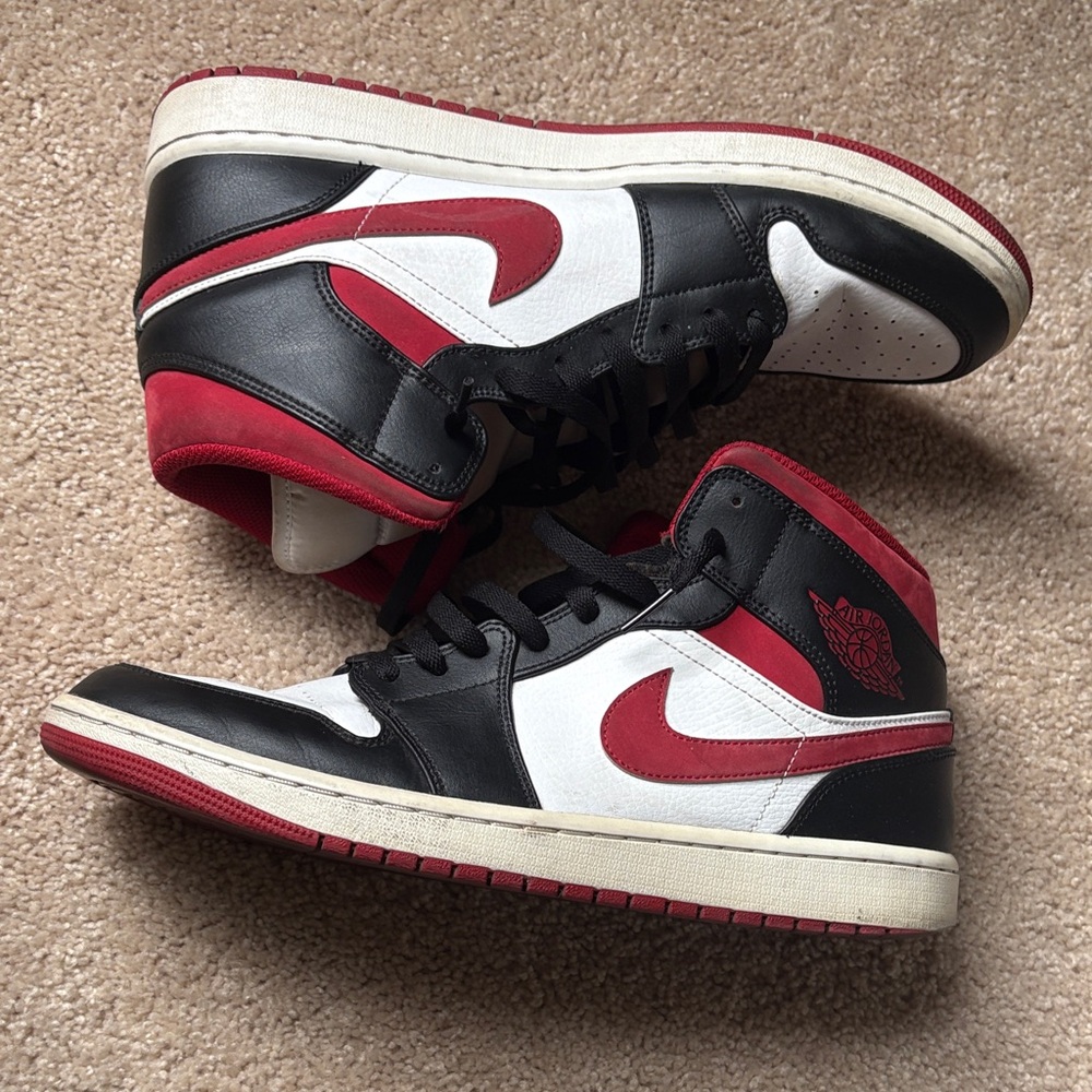 Nike Dunk high Men's Black and Red Sneakers